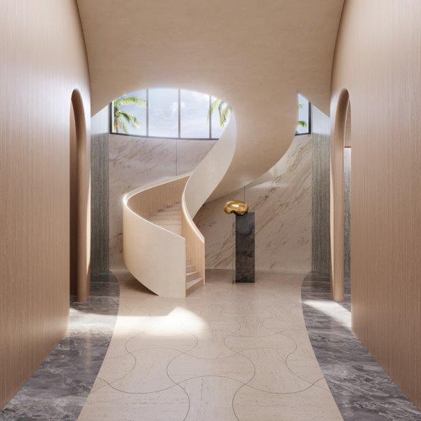 Spa Staircase with Ocean View